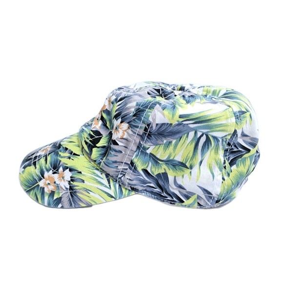 Hawaiian Tropical Floral Island Hat Cap Multicolor Snapback Beach Pool Summer - Picture 3 of 7